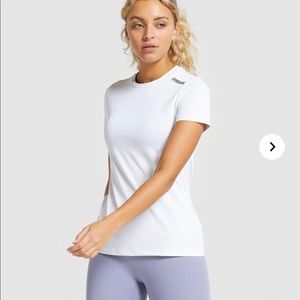 Gymshark white training tee